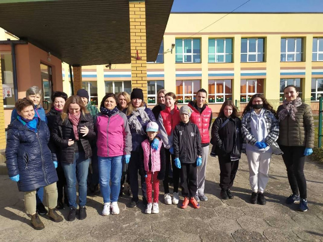 UDZIAŁ W AKCJI SPRZĄTANIA GMINY SZCZEBRZESZYN